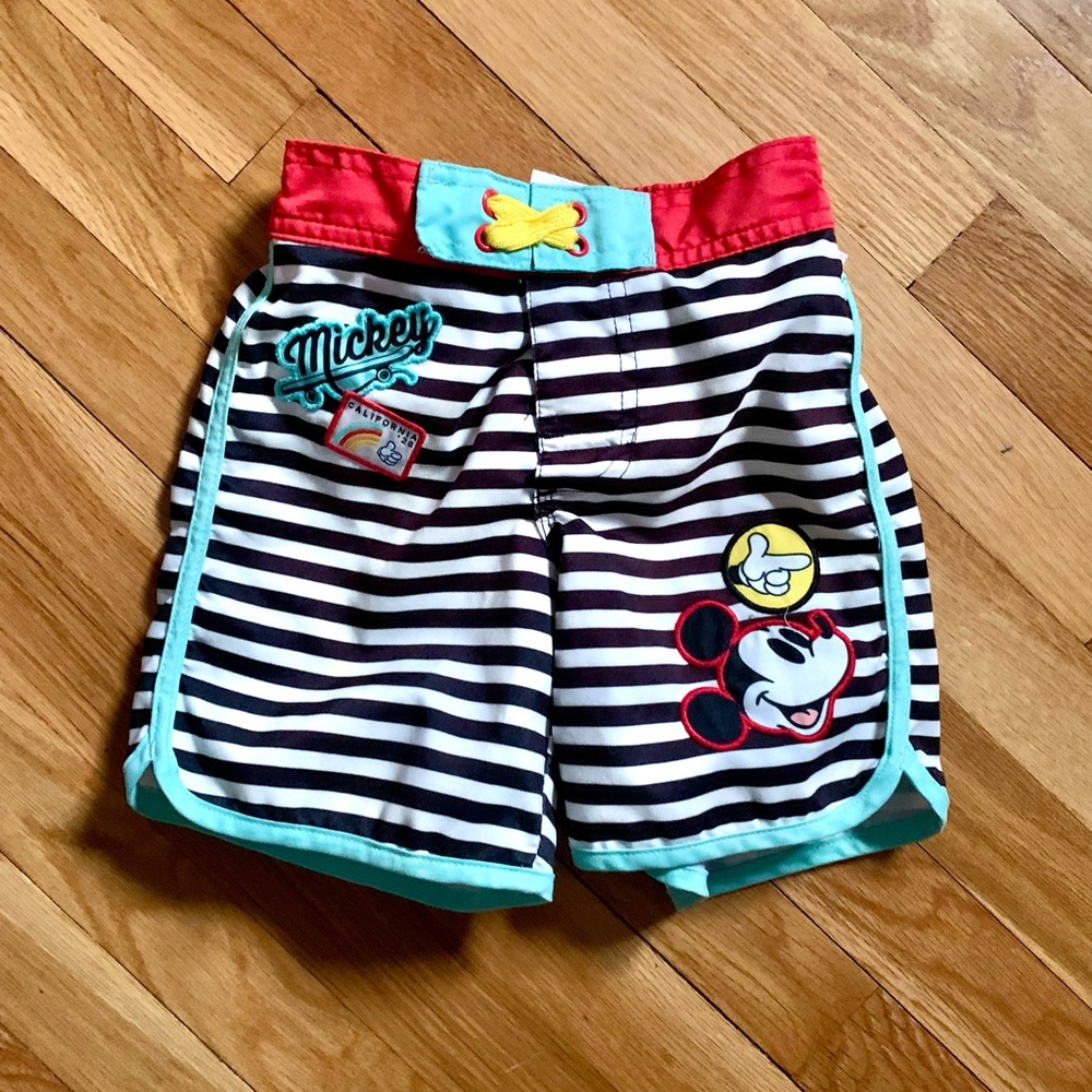 Disney 4 Boys’ Mickey Mouse Swim Trunks